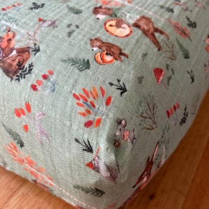 Woodland Gender Neutral Crib Sheets, Baby Bedding, Swaddle Blankets, Changing Pad Covers, Bassinet Sheets