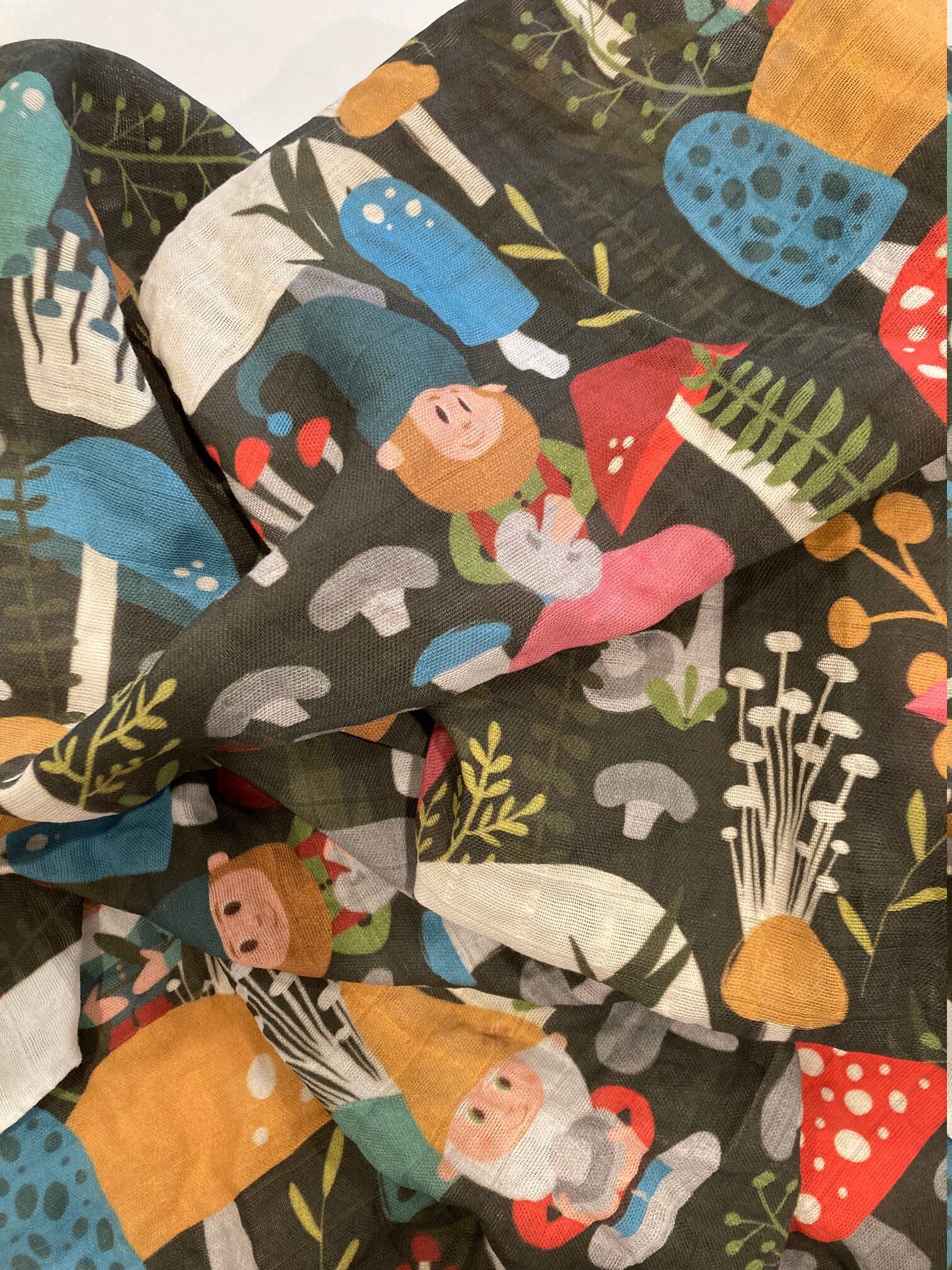 Gnome Crib Sheets Muslin Swaddles Changing Pad Covers Etsy