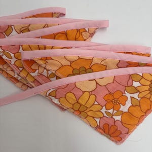 Baby Girl Shower Decorations - Garland - Pink Groovy Floral