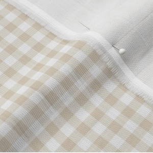 Beige Gingham Organic Muslin Crib Sheet, Gender Neutral, Mini Crib Sheet, Bassinet Sheet, Changing Pad Cover, Custom Sizes