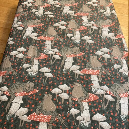Organic Fitted Crib Sheets Vintage Mushrooms and Toadstools Etsy