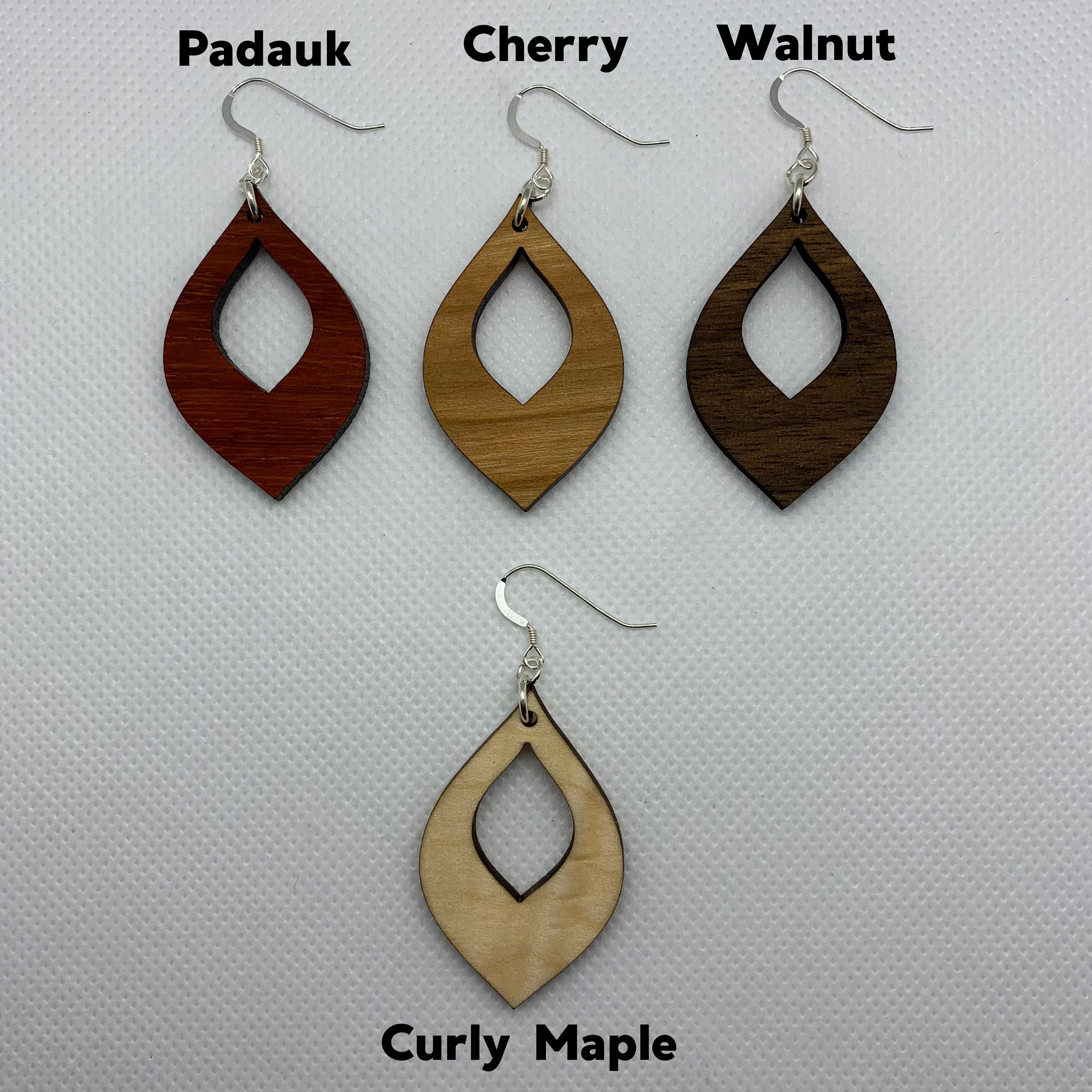 Natural Wood Earrings Wooden Earrings Handmade Earrings Etsy UK