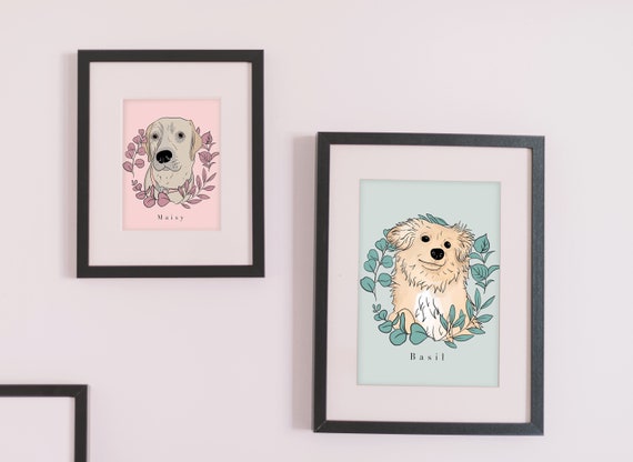 personalised dog prints