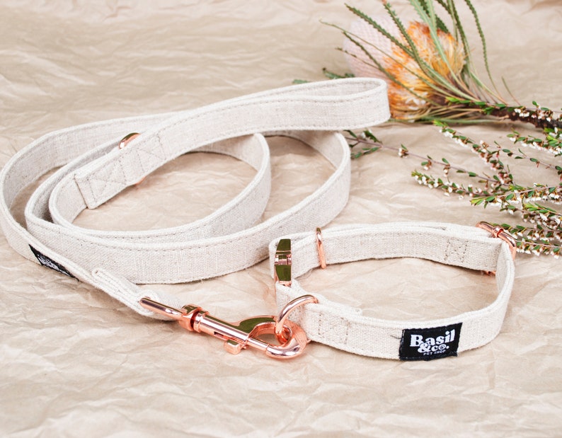 Hemp Dog Collar Leash Set Hemp Fabric Dog Collar Leash Set Etsy Australia
