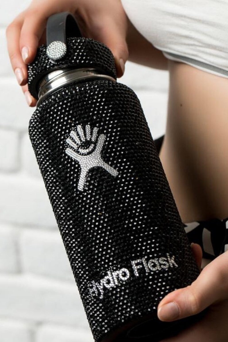 Full Bling Hydro Flask Etsy