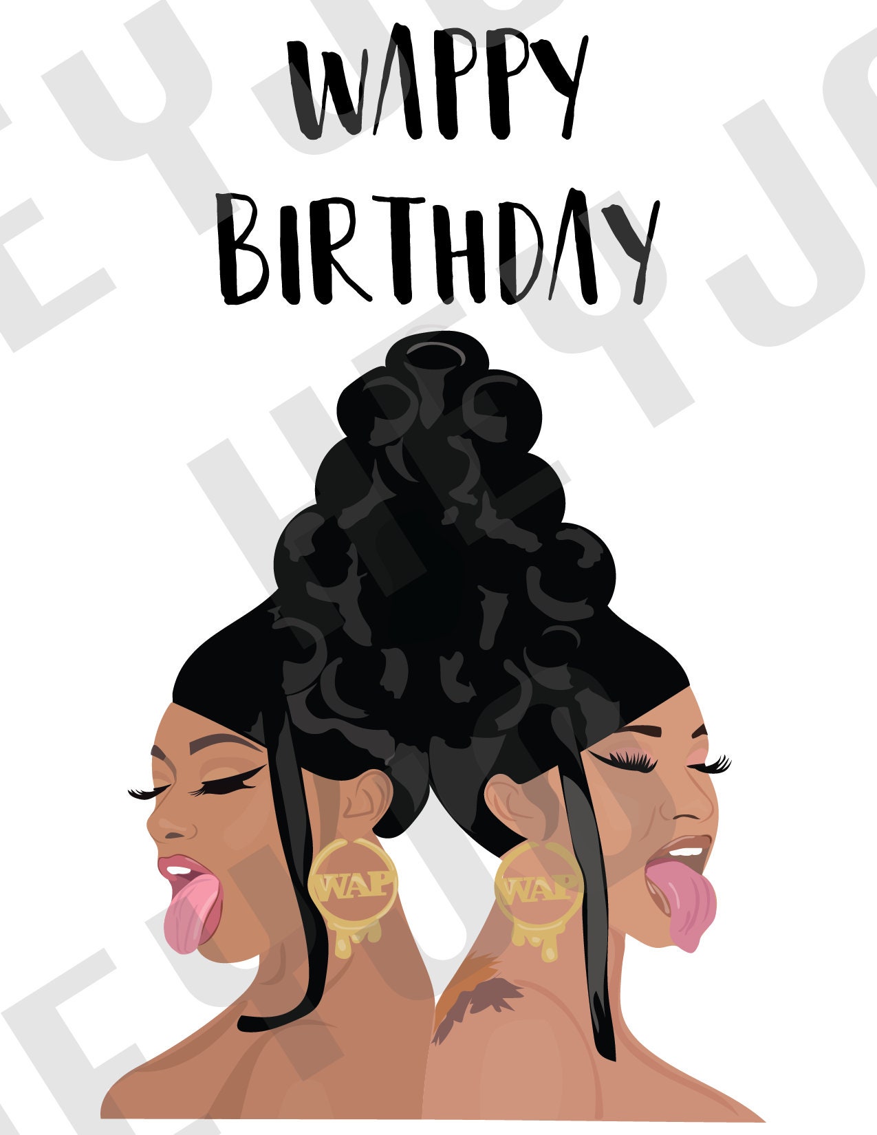 Hip Hop Birthday Card Card for any occasion Greeting cards - Etsy 日本
