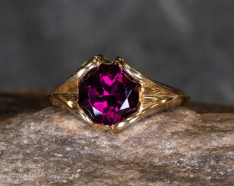 14k Yellow Gold Garnet Ring Tobin Jewelers New Berlin