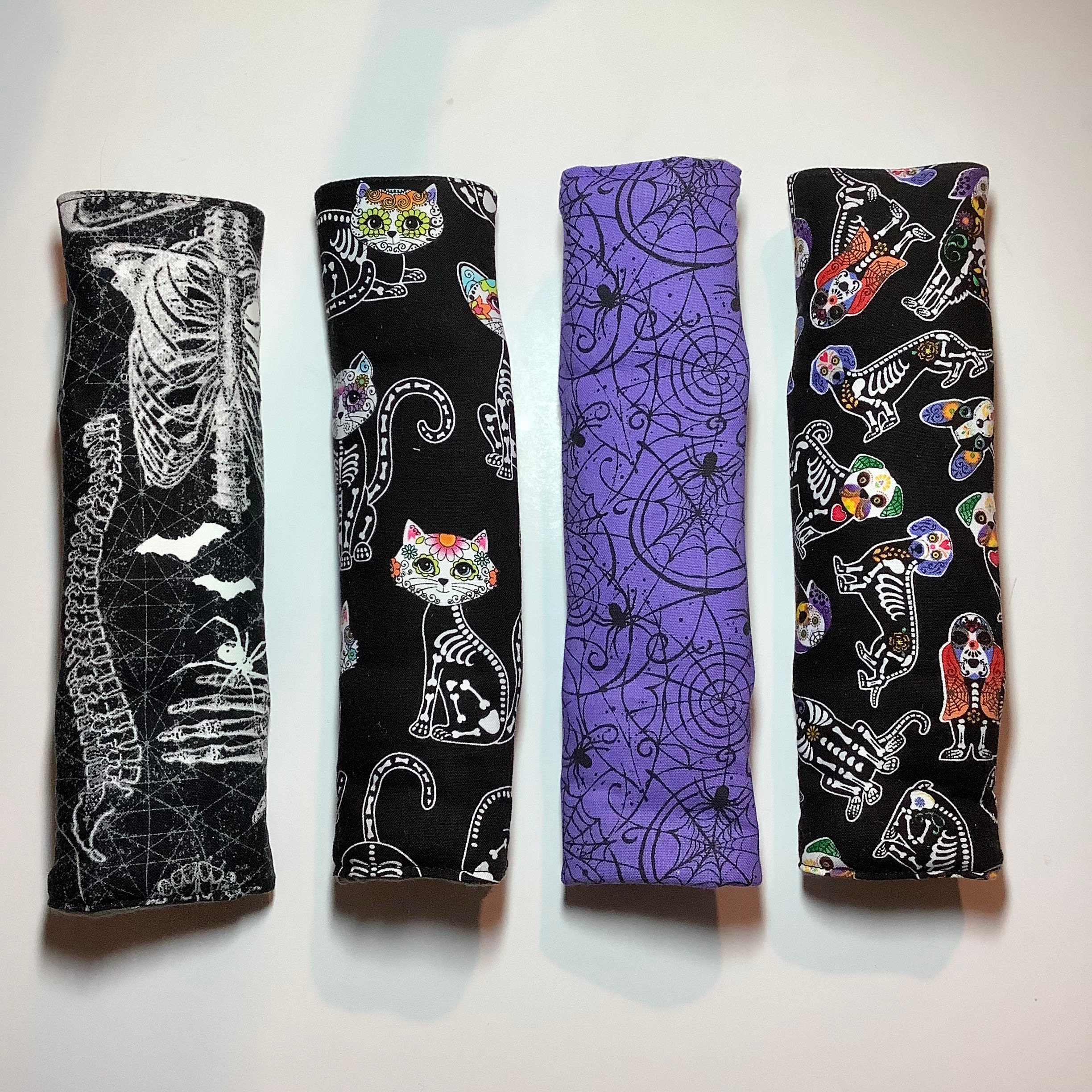 Horeset Halloween Black Cat Pumpkin Car Seat Belt Pad Covers - Set Of 2, Universal Fit, Soft Polyester - View #5