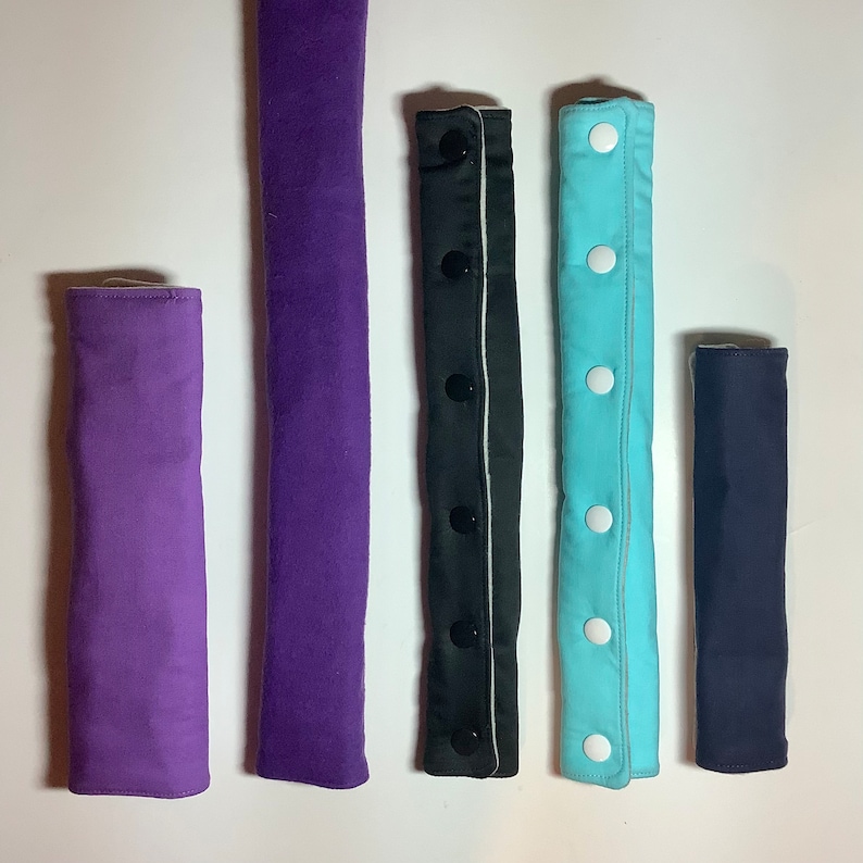 Snap Purse Strap Cover Solid Plain No Snag Padded Washable Etsy