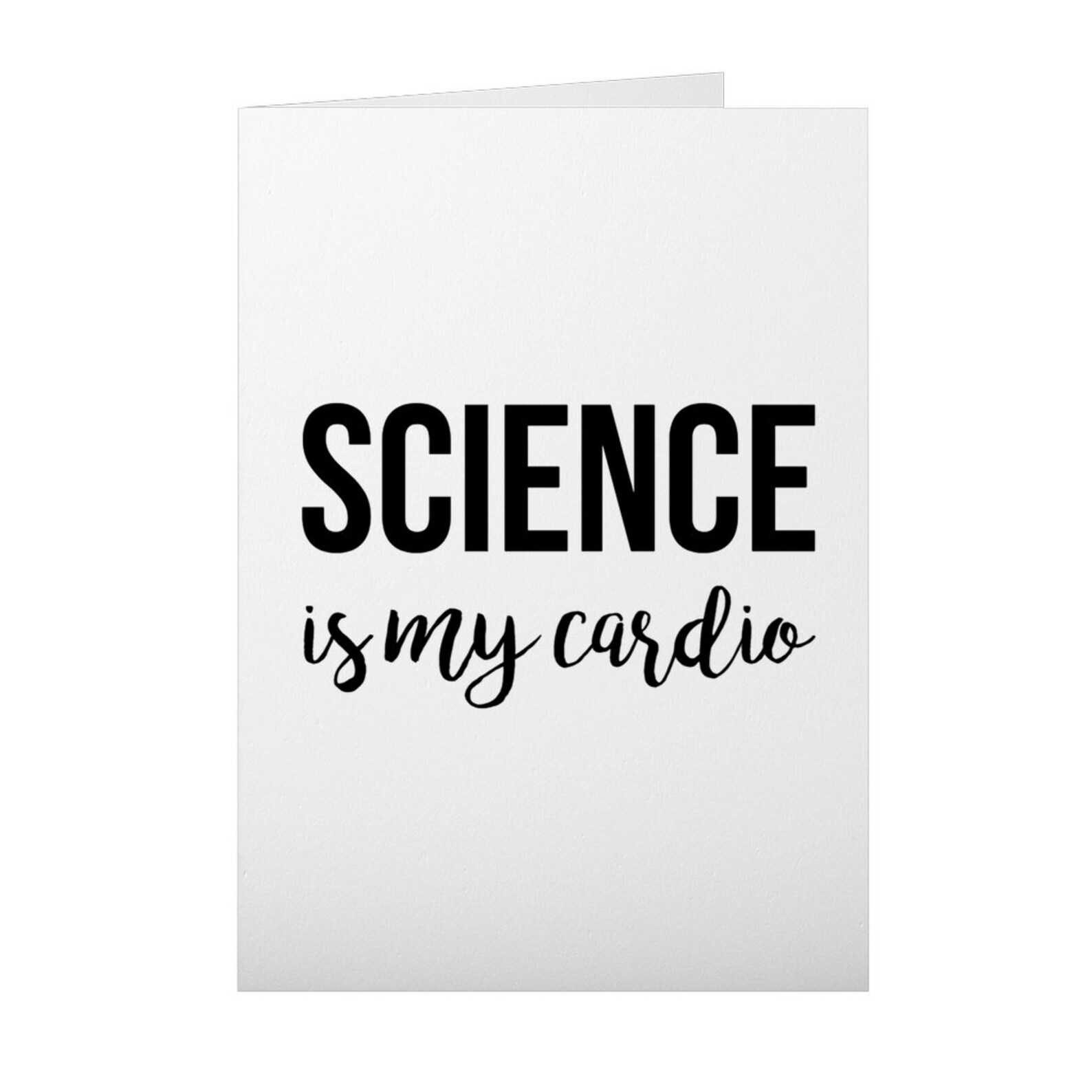 Science Card Science Gift Card for Scientist Funny Etsy
