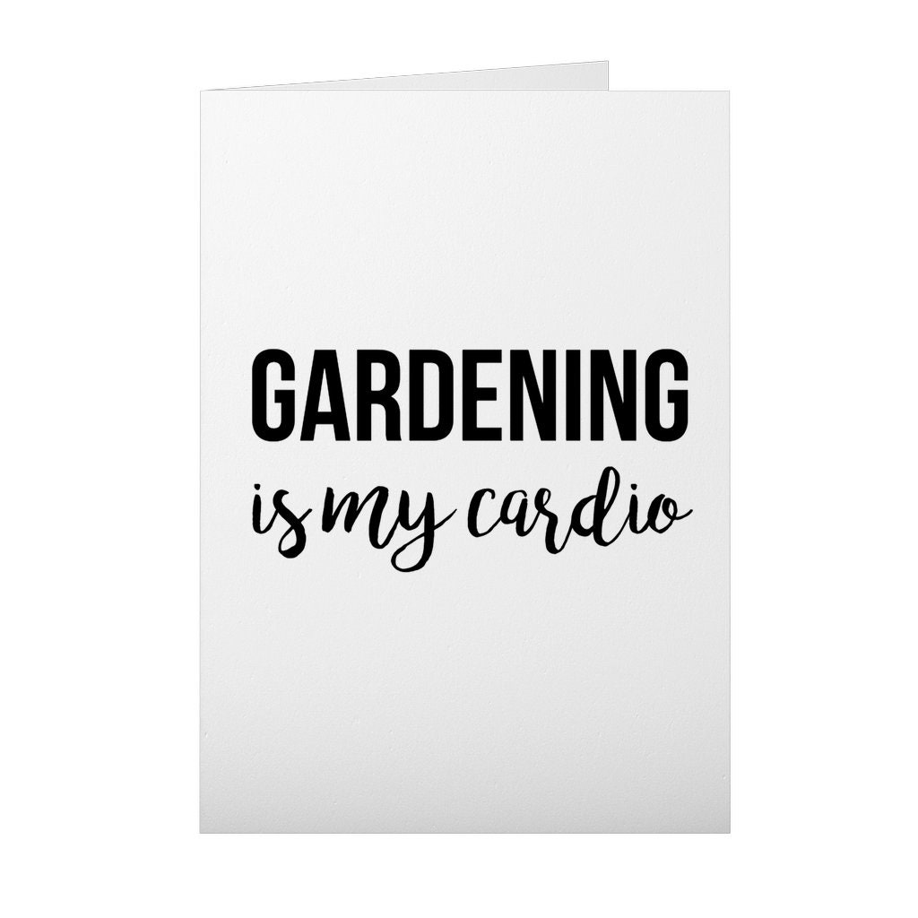 GartenKarte, Gärtner Geschenk, Karte für Gärtner, lustige Gärtner
