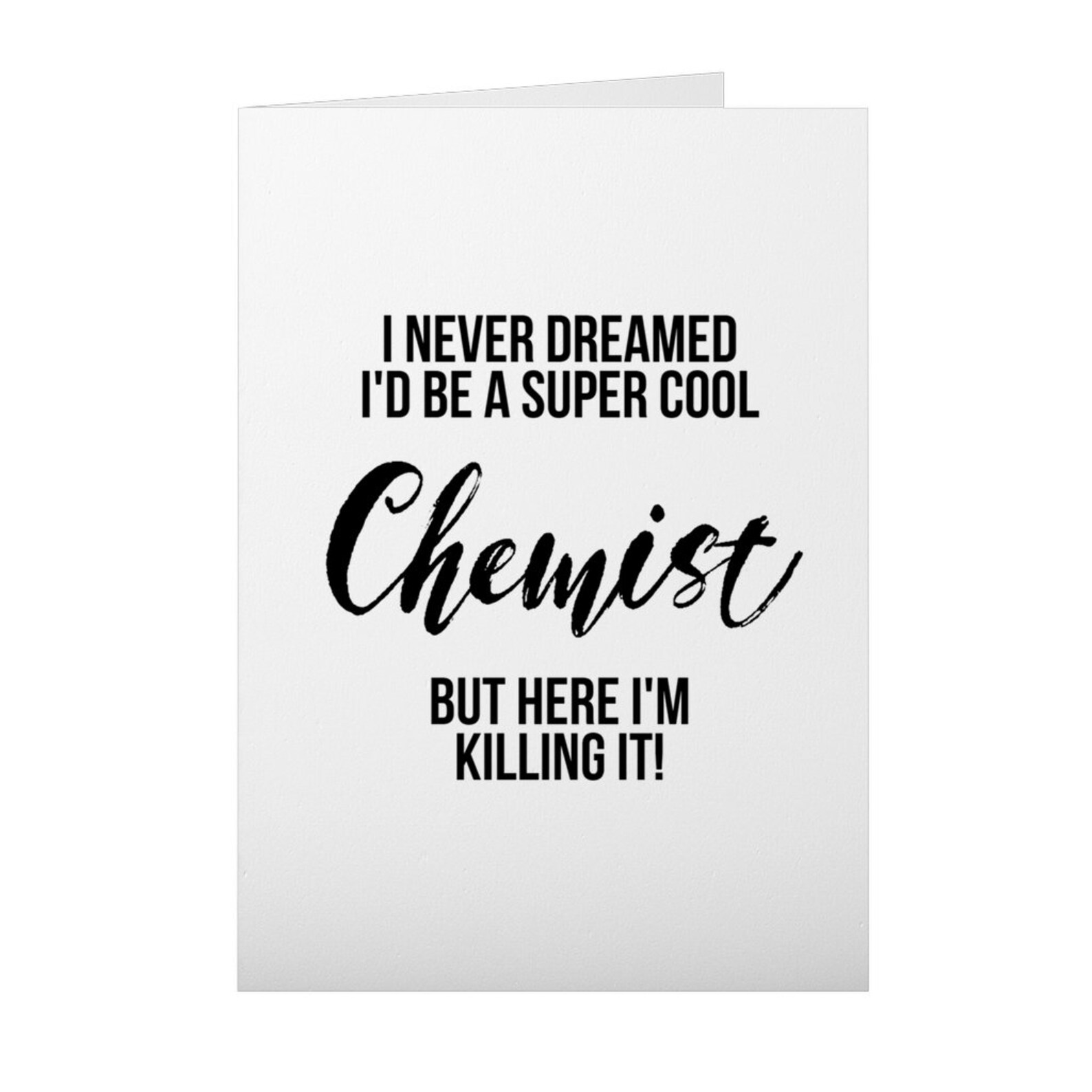 Chemist Card, Chemist Gift, Card for Chemist, Gift for Chemist, Funny