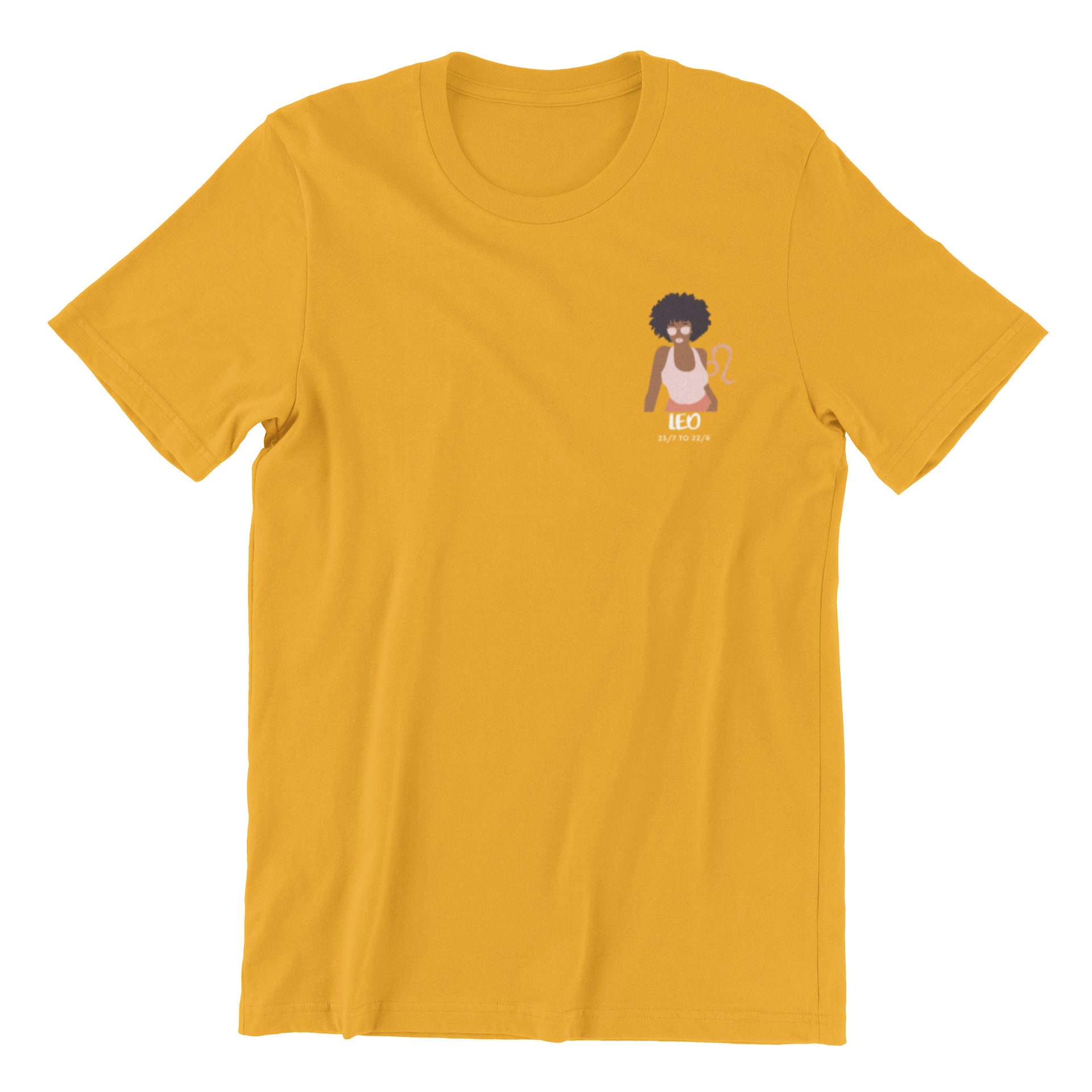 Black Leo Woman T-Shirt July August Birthday Gift Leo | Etsy