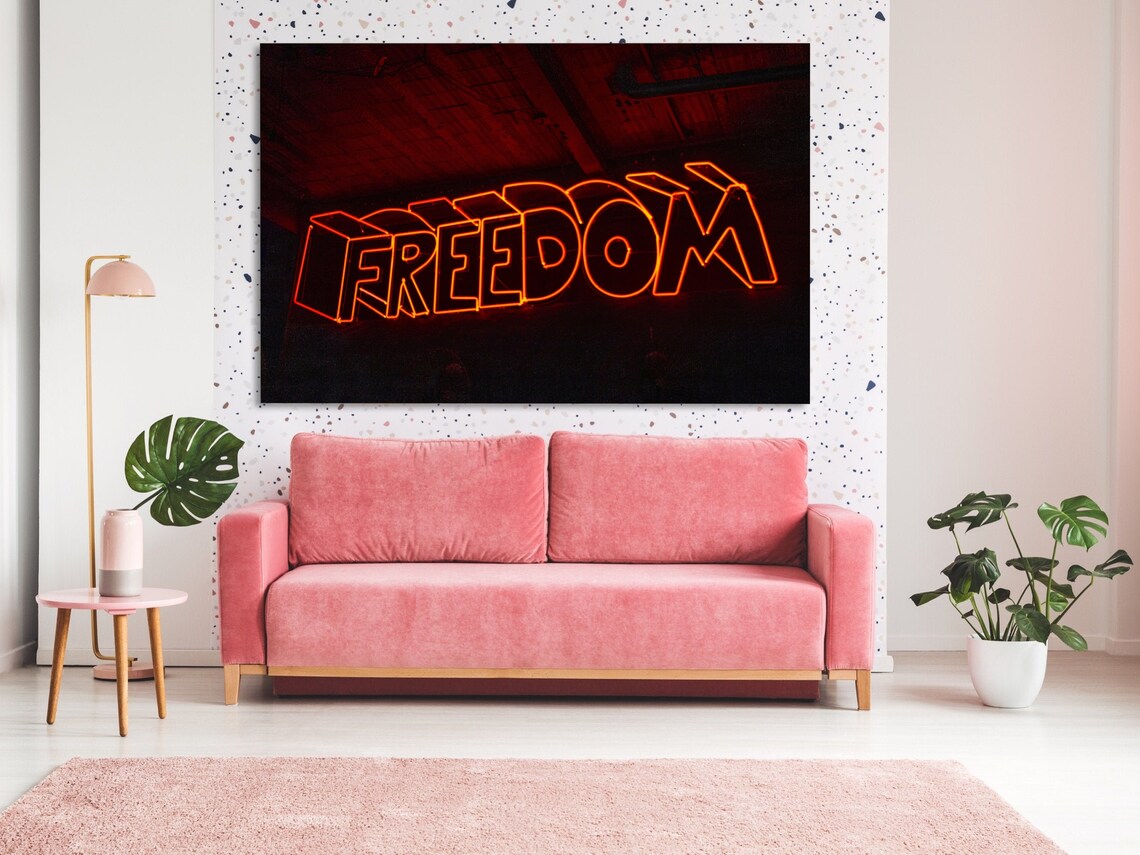 Freedom wall art inspirational quote printable wall art Etsy