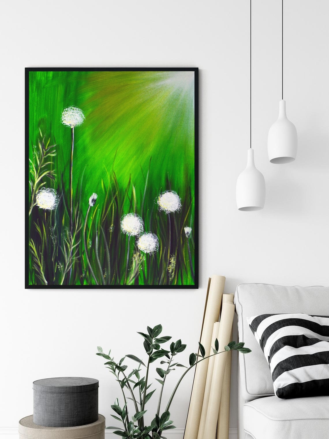 Green Wall Art Decor Home zen garden printable wall art | Etsy