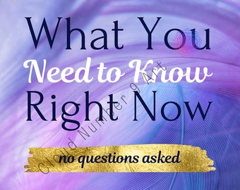 What You Need to Know Right Now | Blind Reading without Questions | Tarot Reading | Same Day Reading | Spiritual Advice | General Reading