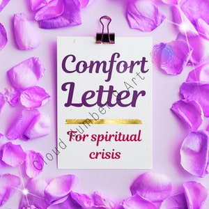 Trostbrief für spirituelle Krise | 48 Stunden ab Kauf | Spiritueller Rat