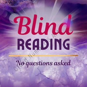 Lecture à l'aveugle sans poser de questions | Lecture de tarot | Lecture psychique | Lecture le jour même | Conseils spirituels | Lecture générale