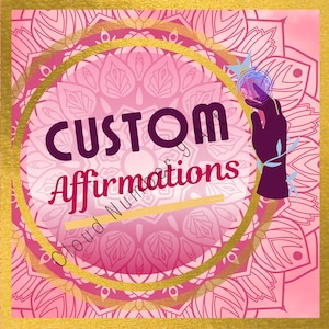 Custom Affirmations | 48H From Purchase | Spiritual Advice