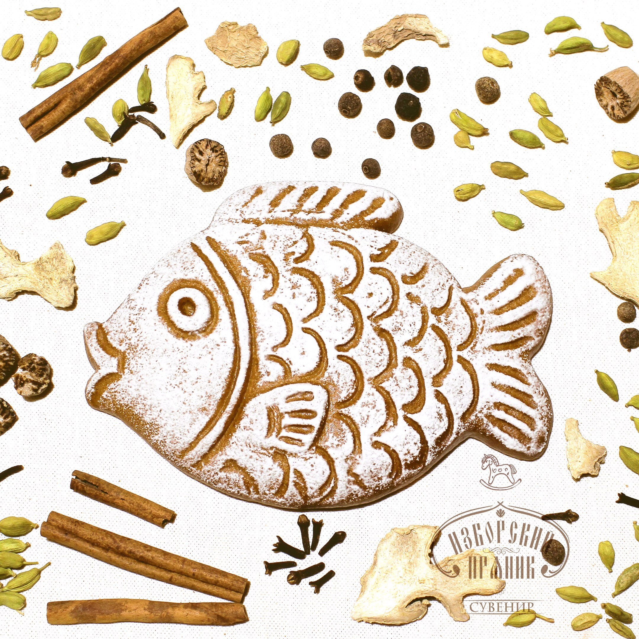 Homemade gingerbread Fish 160185gr / Russian gingerbread cake Etsy