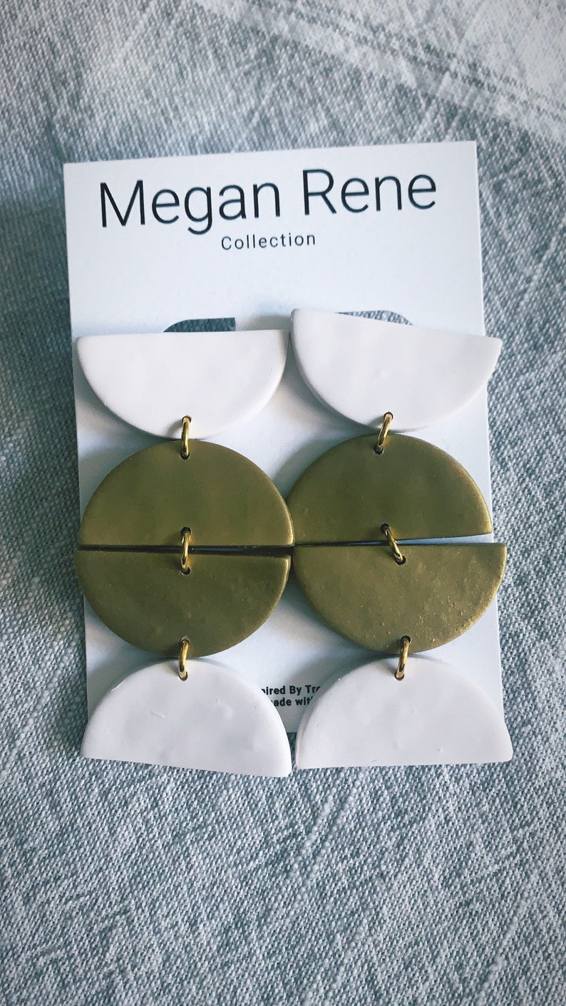 Clay Earrings The Palm Beach Collection