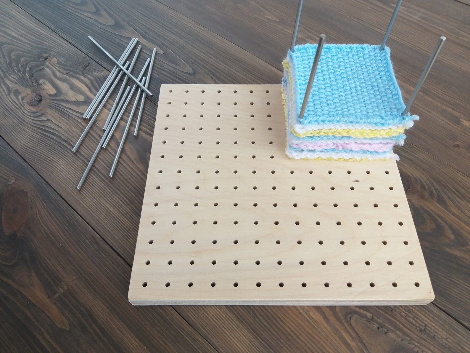 Granny Square Blocking Board Afghan Squares Wooden Blocker Etsy