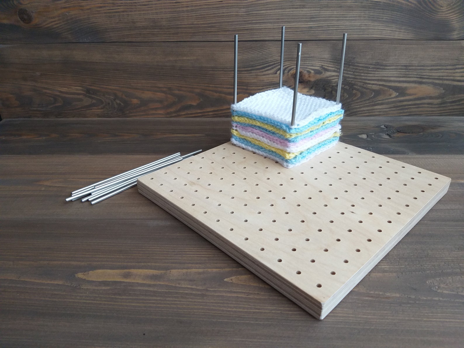 Granny Square Blocking Board Afghan Squares Wooden Blocker Etsy Canada