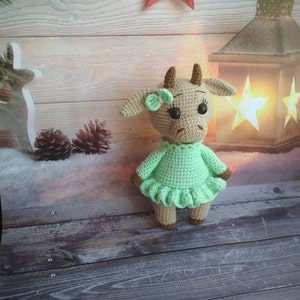 PATTERN: crochet cow, amigurumi cow pattern, crochet toy pattern, PDF pattern.
