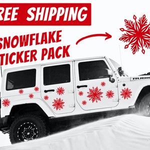 Snowflake Winter Graffiti Stickers suitable Suitcases Cars - Temu