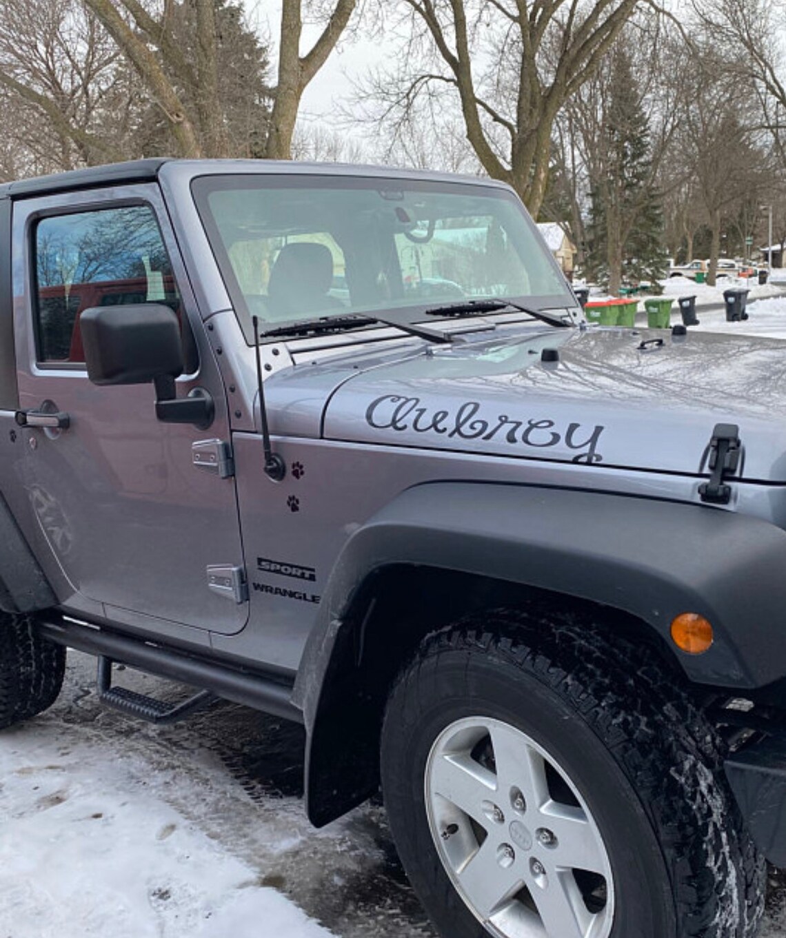 2x Custom HOLOGRAPHIC Jeep Hood Name Decal Stickers // Vehicle Etsy