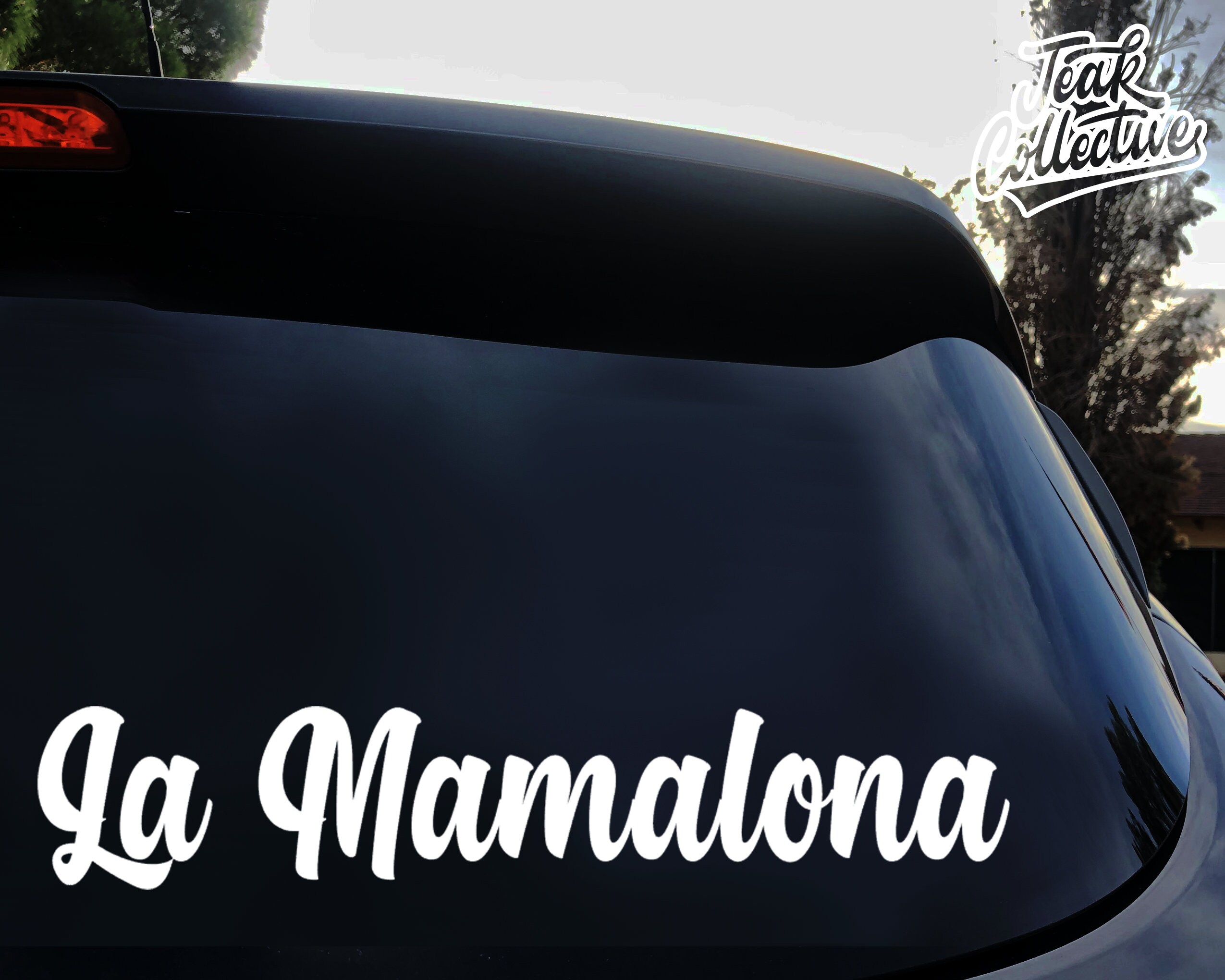 La Mamalona Script Vinyl Decal Sticker For Car Truck Window Etsy