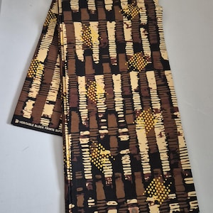 African Wax fabrics 100% cotton &quot;kita kente&quot;  | Original wax fabric| Fabric for DIY| Kitenge