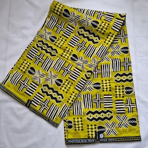 African Wax fabrics 100% cotton &quot;kita kente&quot;  | Original wax fabric| Fabric for DIY| Kitenge