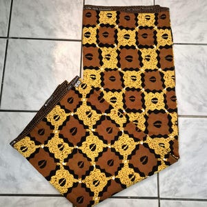 African Wax fabrics 100% cotton &quot;kita kente&quot;  | Original wax fabric| Fabric for DIY| Kitenge