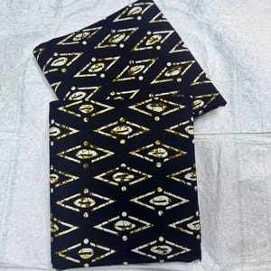 African Wax fabrics 100% cotton &quot;kita kente&quot;  | Original wax fabric| Fabric for DIY| Kitenge