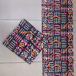 African Wax fabrics 100% cotton &quot;kita kente&quot;  | Original wax fabric| Fabric for DIY| Kitenge