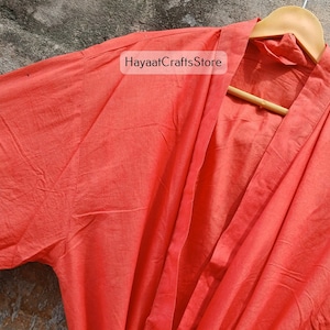 Handmade Indian Cotton Kimono, tie dye Robe, Bridesmaid Gift, Dressing Gown, Beach Wear Dress