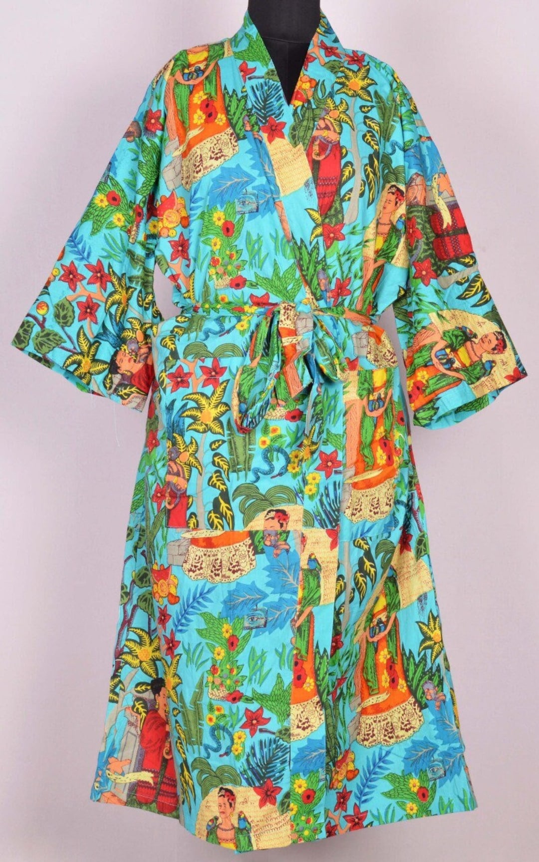 INDIAN COTTON ROBE Free Shipping Delivery Bridesmaid Dress Beach ...