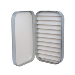 Original Richard Wheatley Aluminium 6&#39;&#39; Fly Fishing Box with Flat Foam in Lid & Ripple Foam in the base with Free Engraving Options