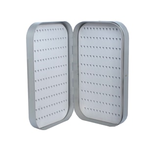 Original Richard Wheatley Aluminium 6&#39;&#39; Fly Fishing Box Easy Grip in Lid & Base Free Engraving Options