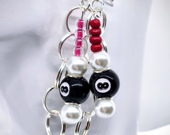 Magic 8 Ball Earrings