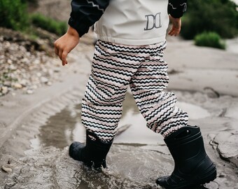 Regenhose Mädchen rosa, ungefüttert