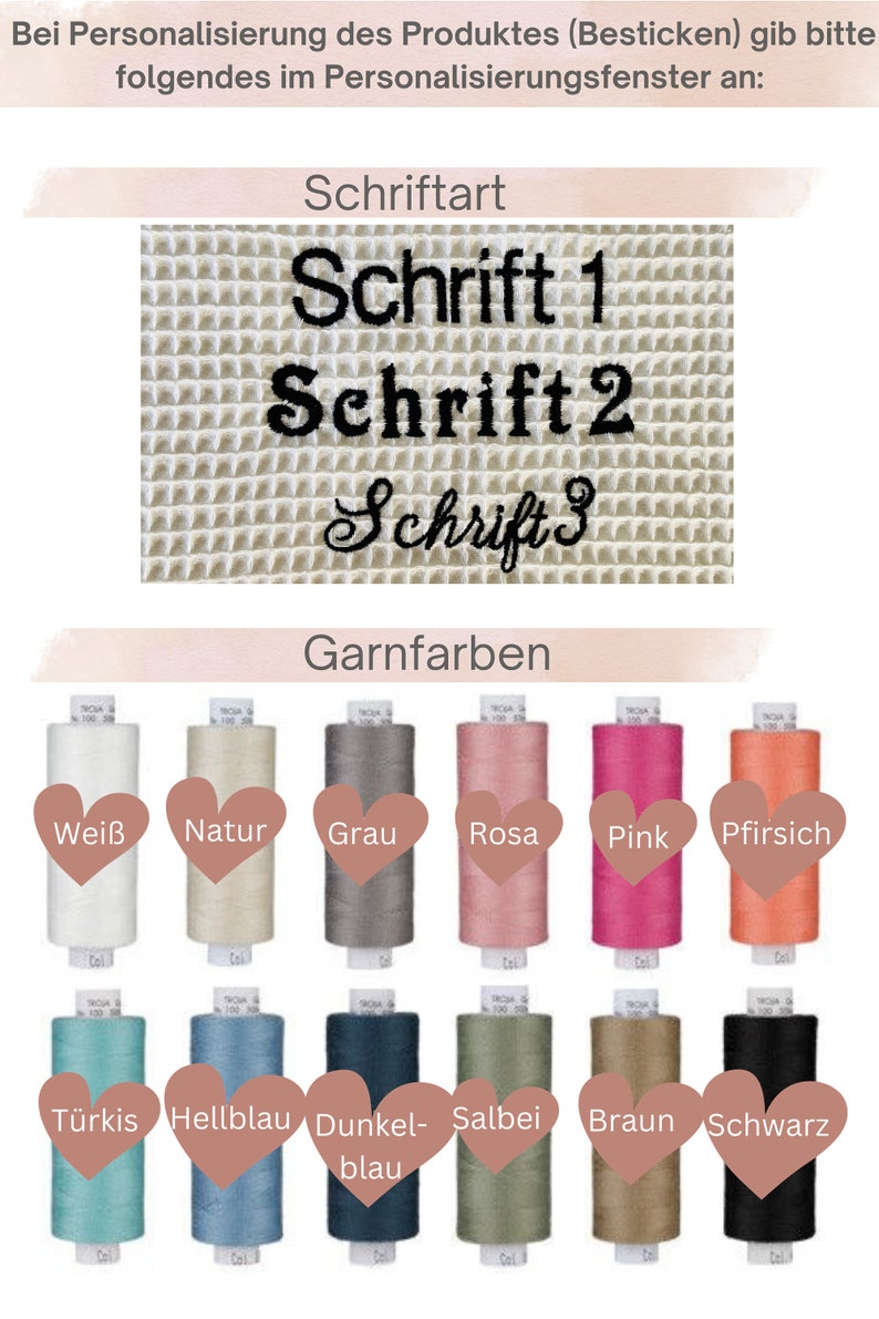 Babydecke mit Minky Fleece und Waffelpique Taupe / Personalisierbar Bestickung / Krabbeldecke / Kuscheldecke Bild 4