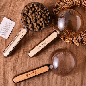Customized pet food measuring cup spoon with pet name,dog food spoon,pet food measuring cup,pet feeding tool,thoughtful gift for dog parents