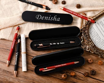 Custom Engraved Ballpoint Pen: Personalized Soft Touch Writing Instrument