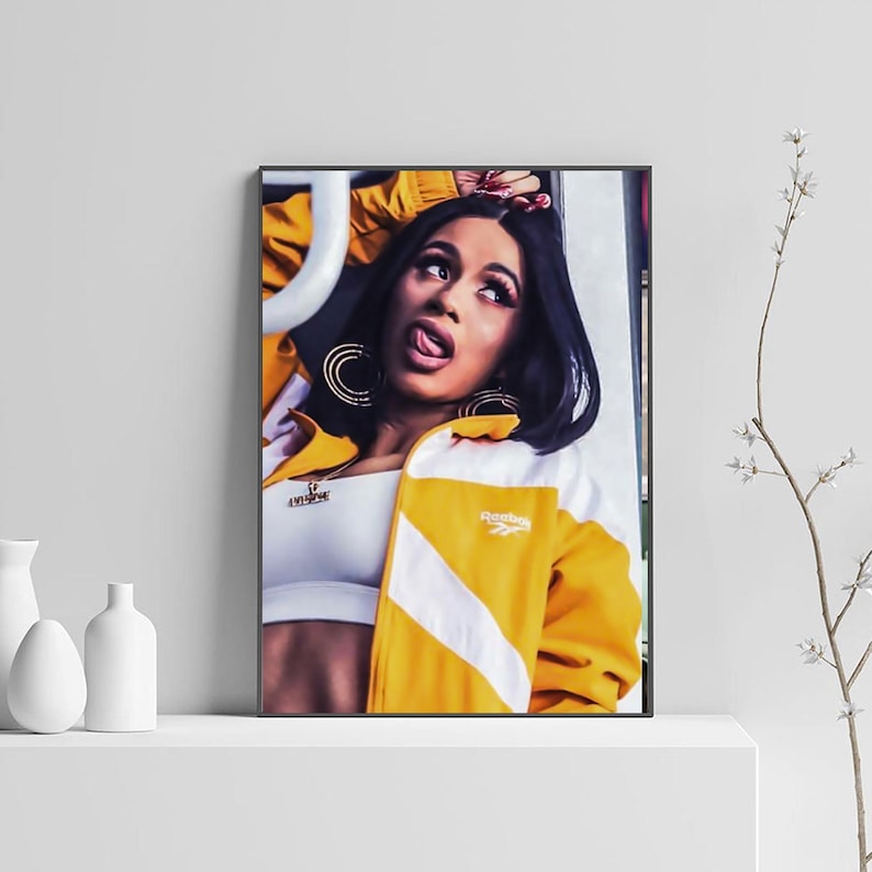 Unframed Poster #4 Cardi B Print Canvas Home Decor Gift Poster Print Art Poster Print Poster Cardi B Poster Canvas