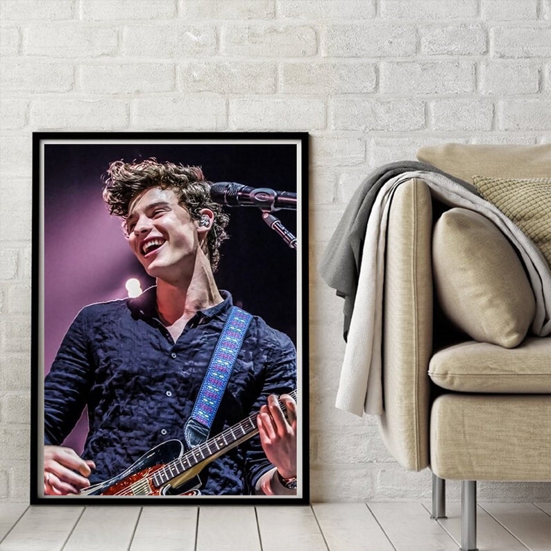 Shawn Mendes Poster Canvas Shawn Mendes Print Canvas Print | Etsy