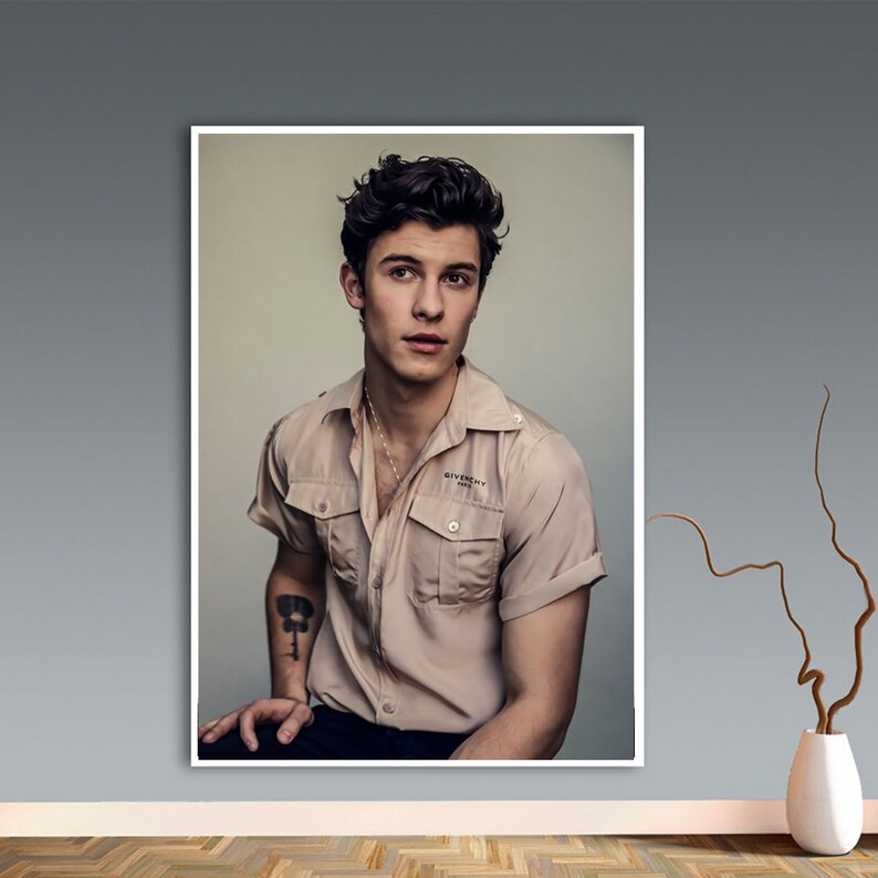 Shawn Mendes Poster Canvas Shawn Mendes Print Canvas Print | Etsy