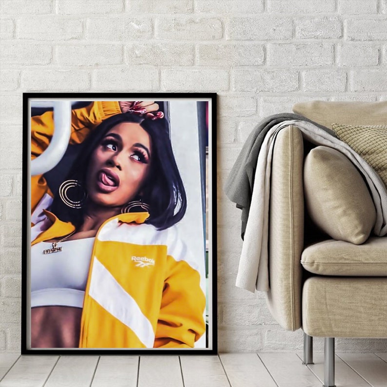 Unframed Poster #4 Cardi B Print Canvas Home Decor Gift Poster Print Art Poster Print Poster Cardi B Poster Canvas