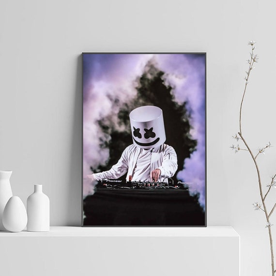 Marshmallow Poster Canvas Marshmallow Print Canvas Print | Etsy